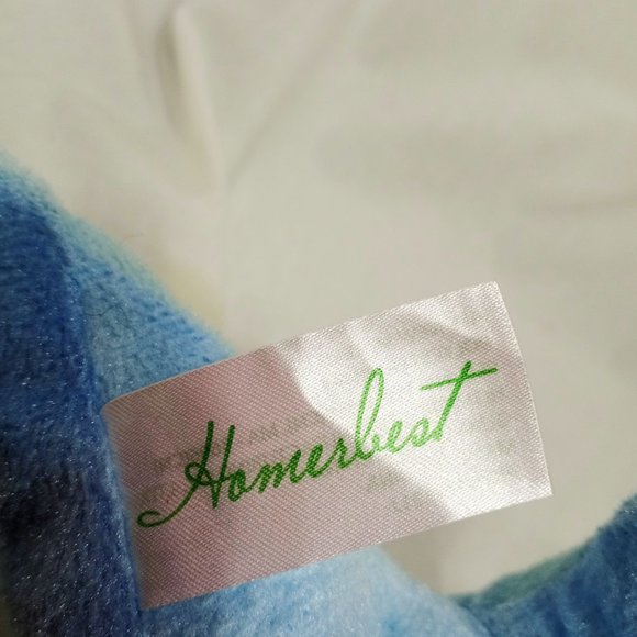 Triceratops Dinosaur Blue Plush Stuffed Animal Homerbest 9" Sparkly Horns - Picture 7 of 8